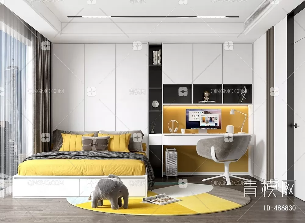 BED FOR KID – 3D MODELS – 186 – PRO