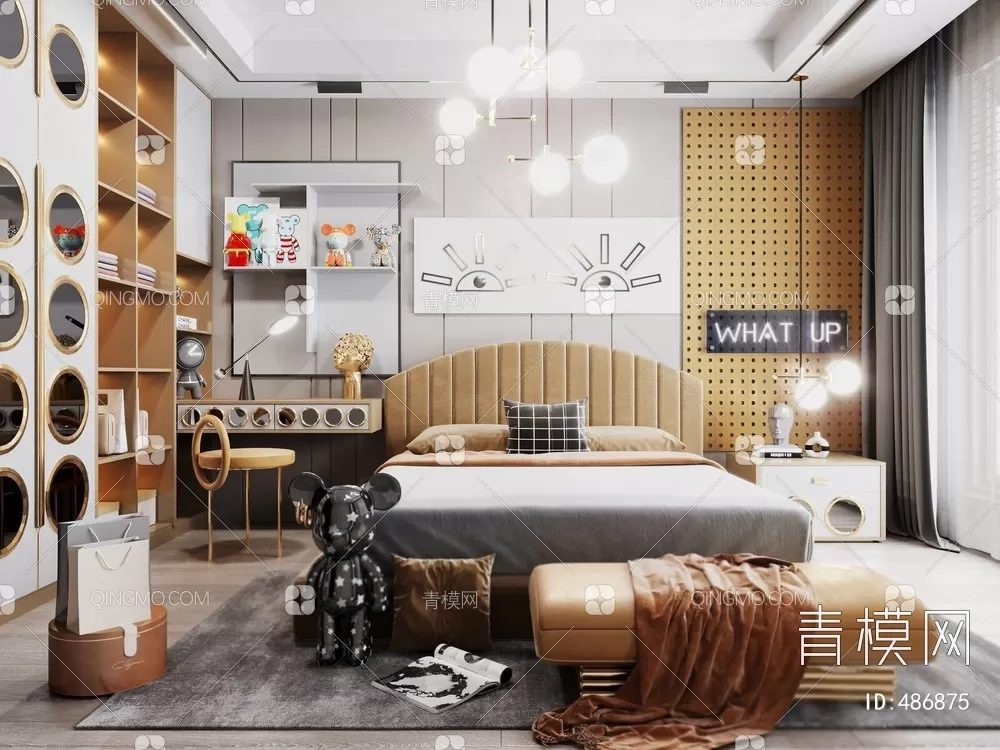 BED FOR KID – 3D MODELS – 187 – PRO