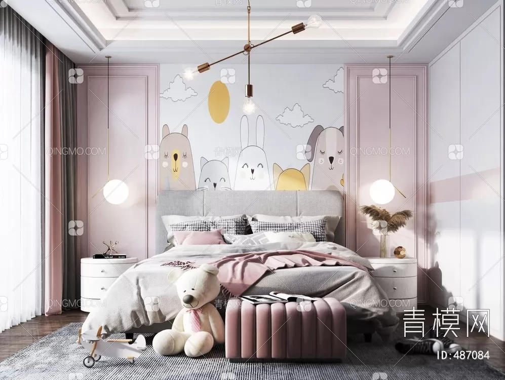 BED FOR KID – 3D MODELS – 188 – PRO