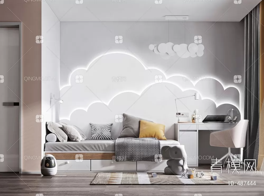 BED FOR KID – 3D MODELS – 194 – PRO