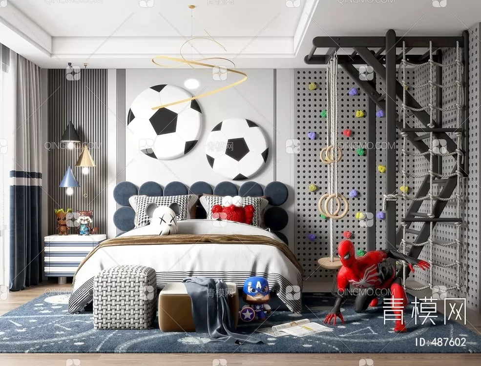 BED FOR KID – 3D MODELS – 195 – PRO