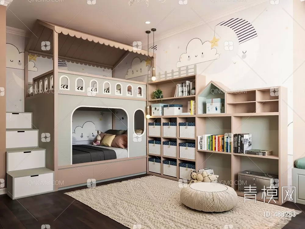 BED FOR KID – 3D MODELS – 197 – PRO