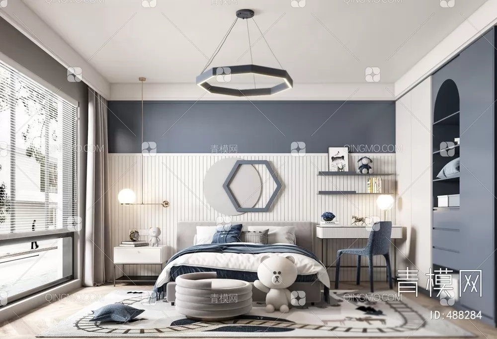 BED FOR KID – 3D MODELS – 198 – PRO