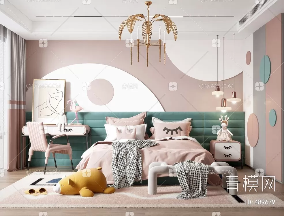 BED FOR KID – 3D MODELS – 201 – PRO