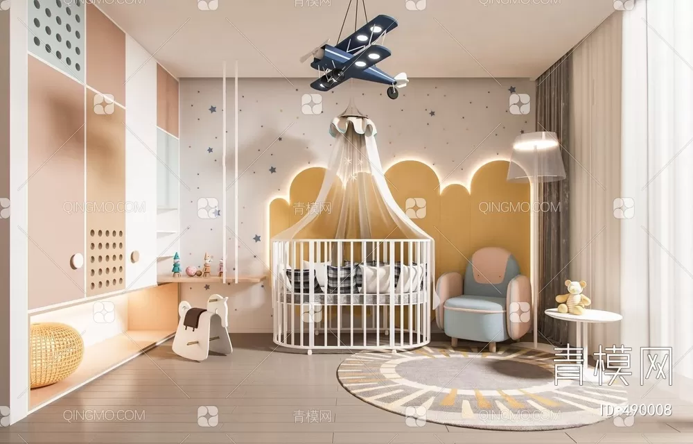 BED FOR KID – 3D MODELS – 202 – PRO