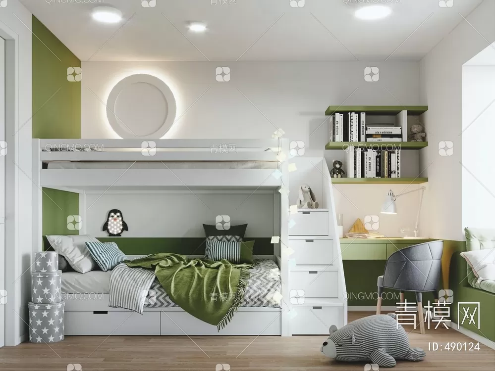 BED FOR KID – 3D MODELS – 204 – PRO