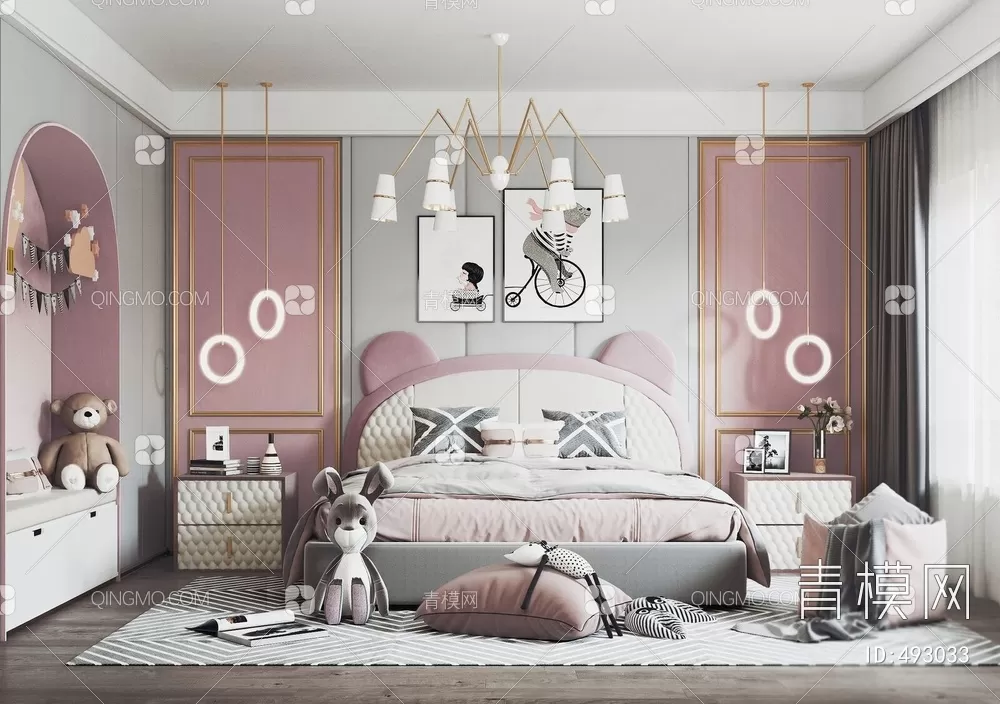 BED FOR KID – 3D MODELS – 211 – PRO