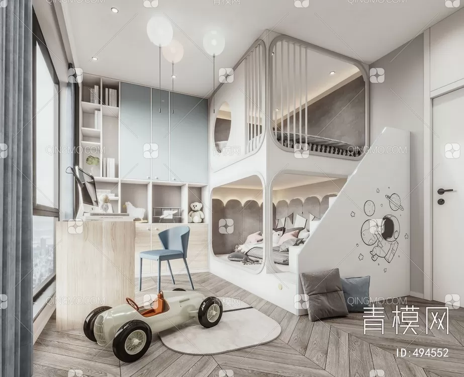 BED FOR KID – 3D MODELS – 215 – PRO