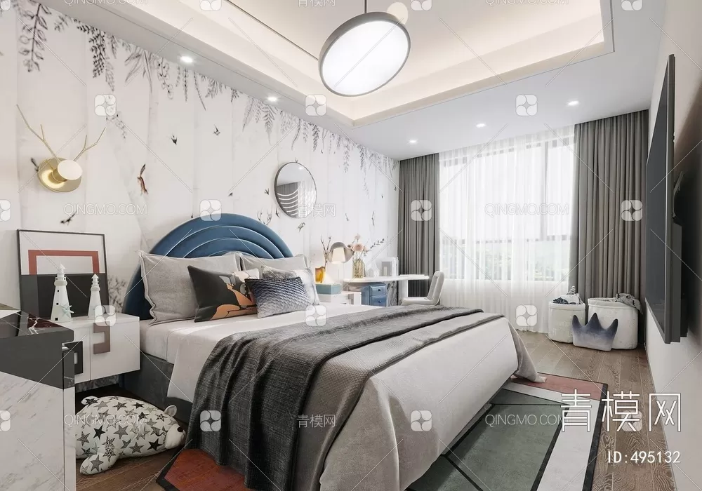 BED FOR KID – 3D MODELS – 219 – PRO