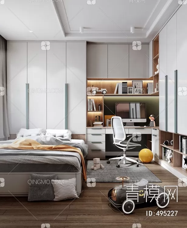 BED FOR KID – 3D MODELS – 220 – PRO