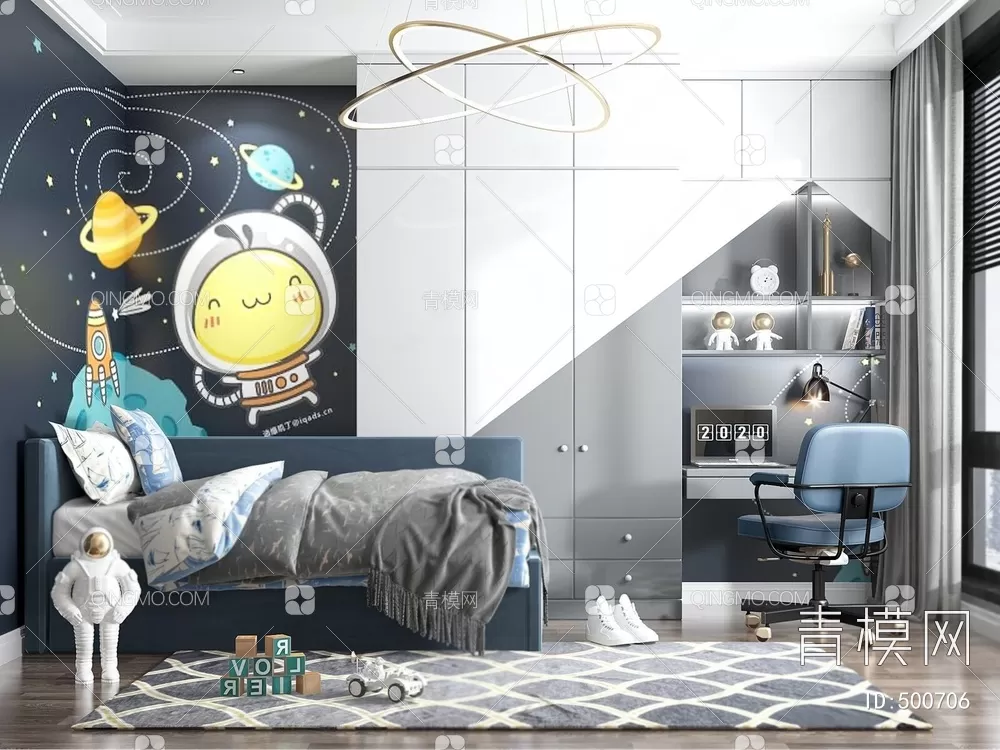 BED FOR KID – 3D MODELS – 228 – PRO