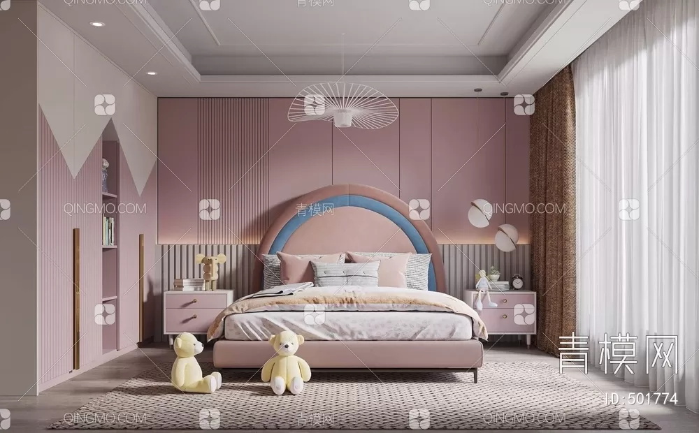 BED FOR KID – 3D MODELS – 229 – PRO