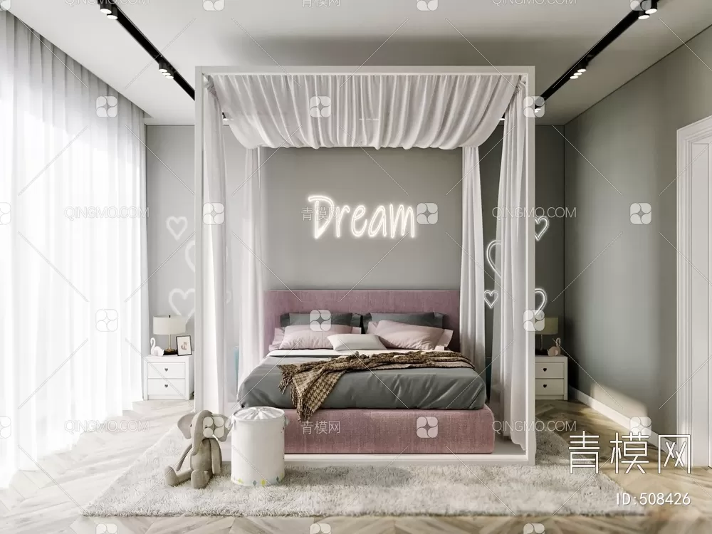 BED FOR KID – 3D MODELS – 233 – PRO