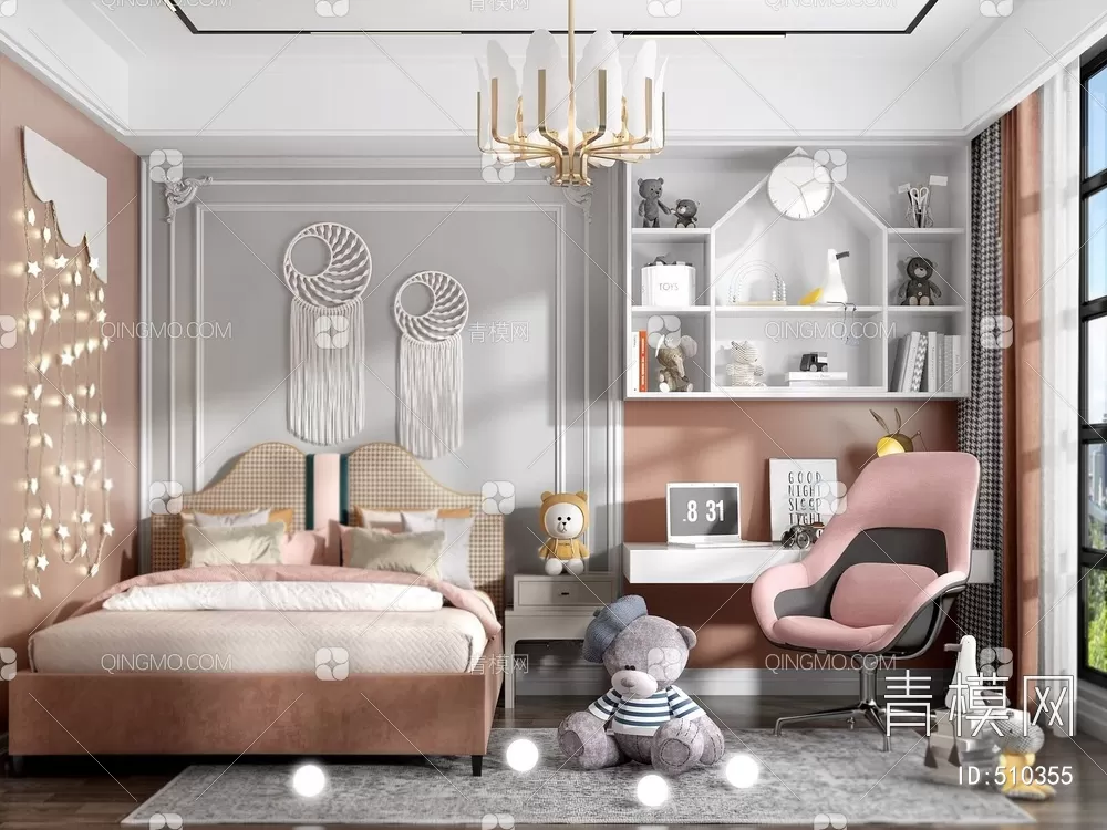 BED FOR KID – 3D MODELS – 245 – PRO