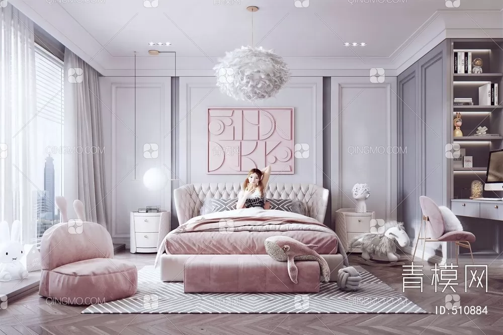 BED FOR KID – 3D MODELS – 250 – PRO