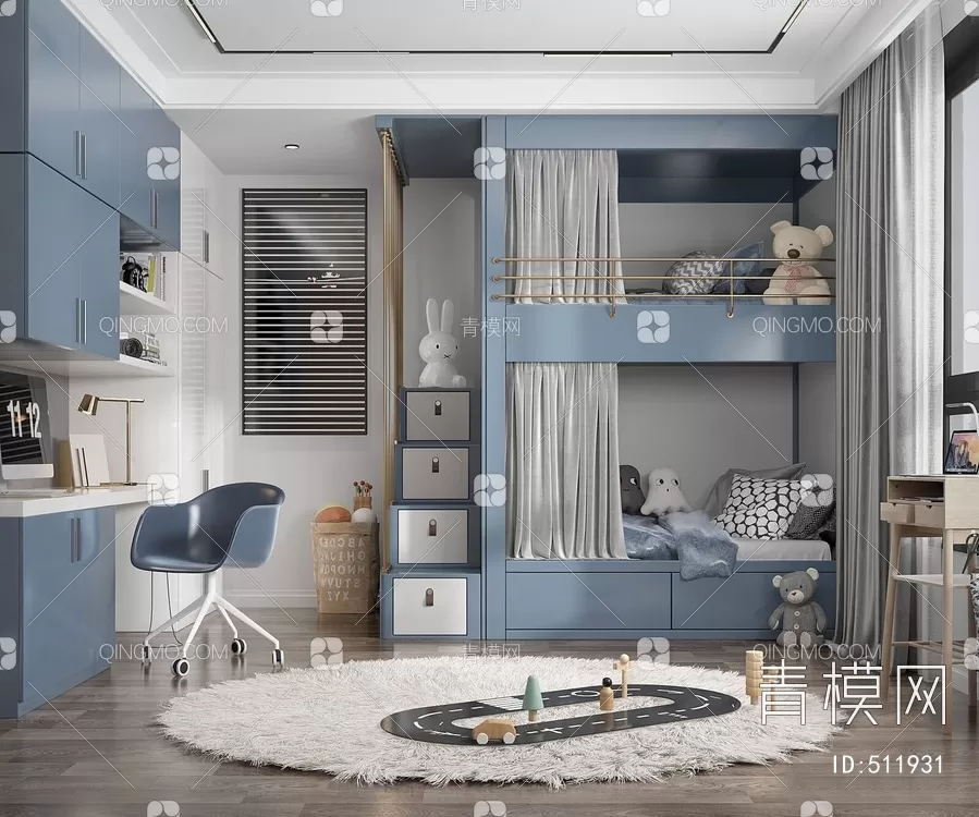 BED FOR KID – 3D MODELS – 253 – PRO