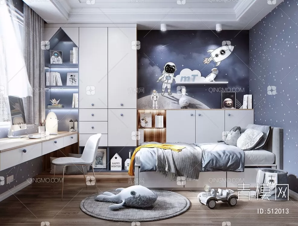 BED FOR KID – 3D MODELS – 258 – PRO