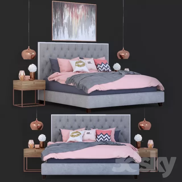 3DSKYMODEL – Bed – 2028