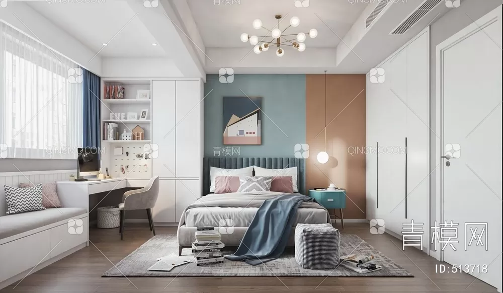 BED FOR KID – 3D MODELS – 262 – PRO