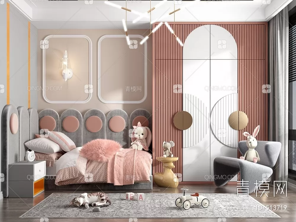 BED FOR KID – 3D MODELS – 263 – PRO