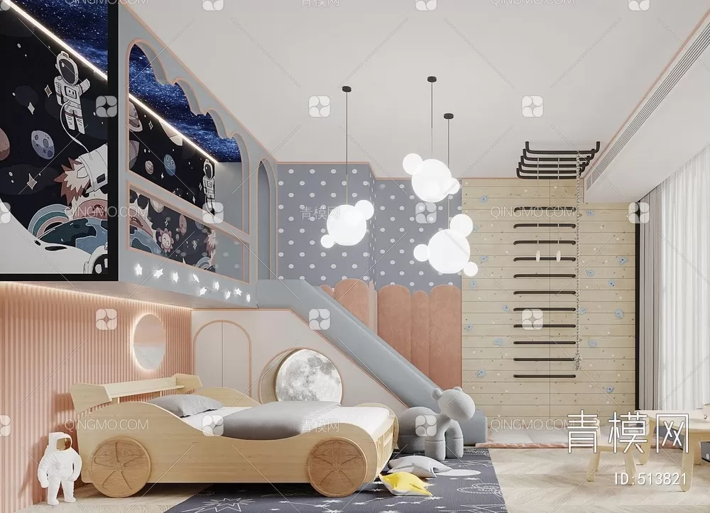 BED FOR KID – 3D MODELS – 265 – PRO