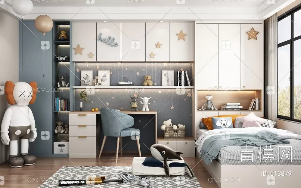 BED FOR KID – 3D MODELS – 267 – PRO