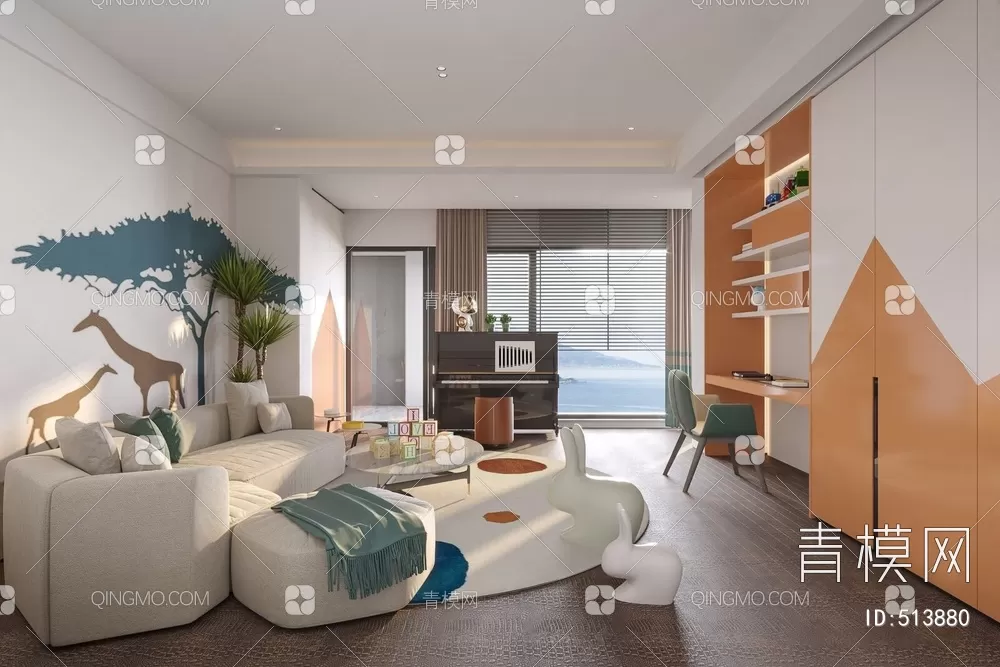 BED FOR KID – 3D MODELS – 268 – PRO