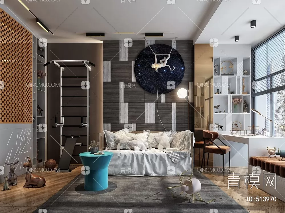 BED FOR KID – 3D MODELS – 269 – PRO