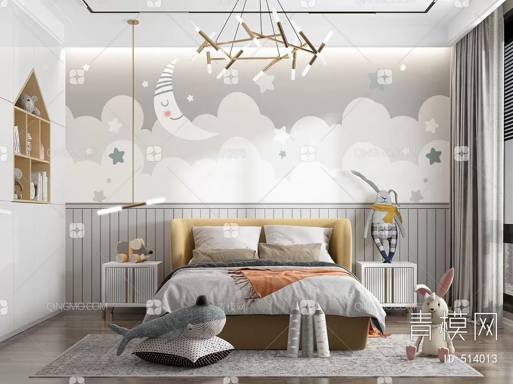 BED FOR KID – 3D MODELS – 271 – PRO