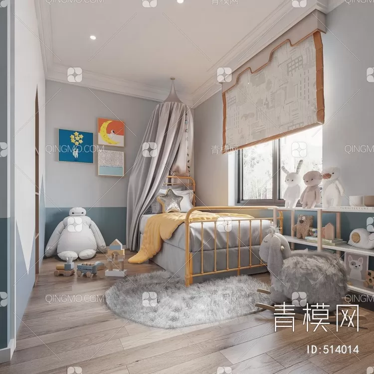 BED FOR KID – 3D MODELS – 272 – PRO