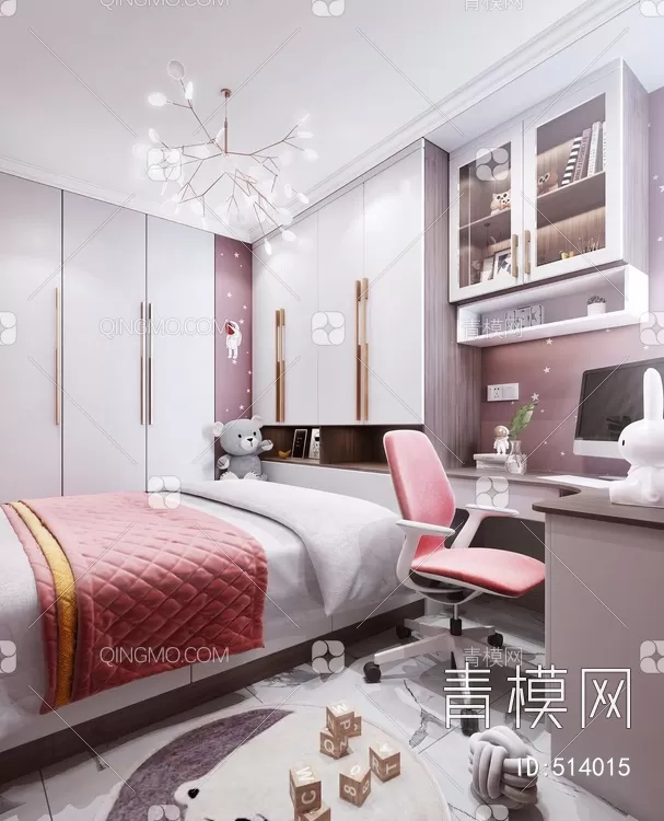 BED FOR KID – 3D MODELS – 273 – PRO