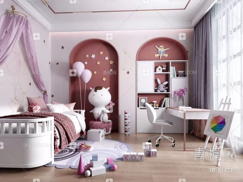 BED FOR KID – 3D MODELS – 276 – PRO