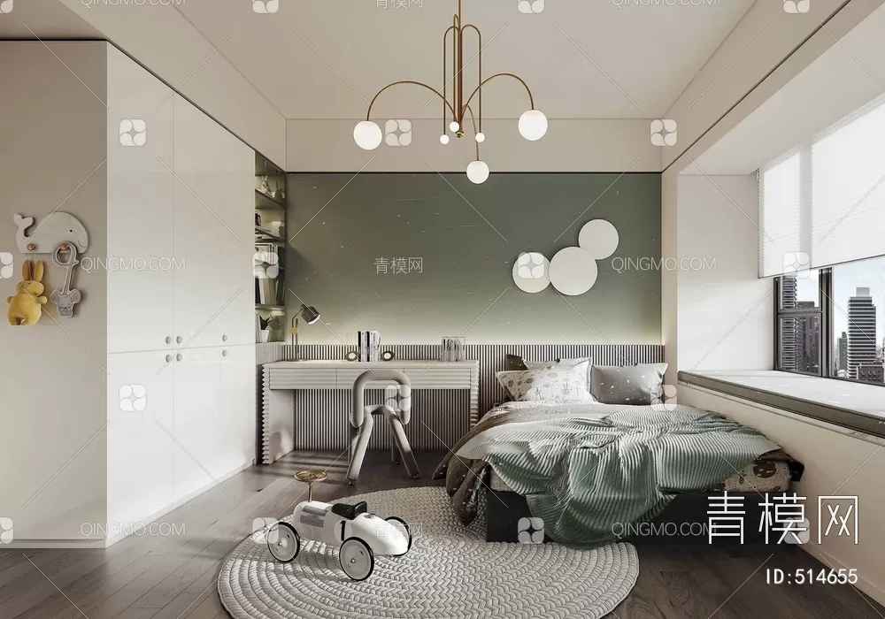 BED FOR KID – 3D MODELS – 279 – PRO