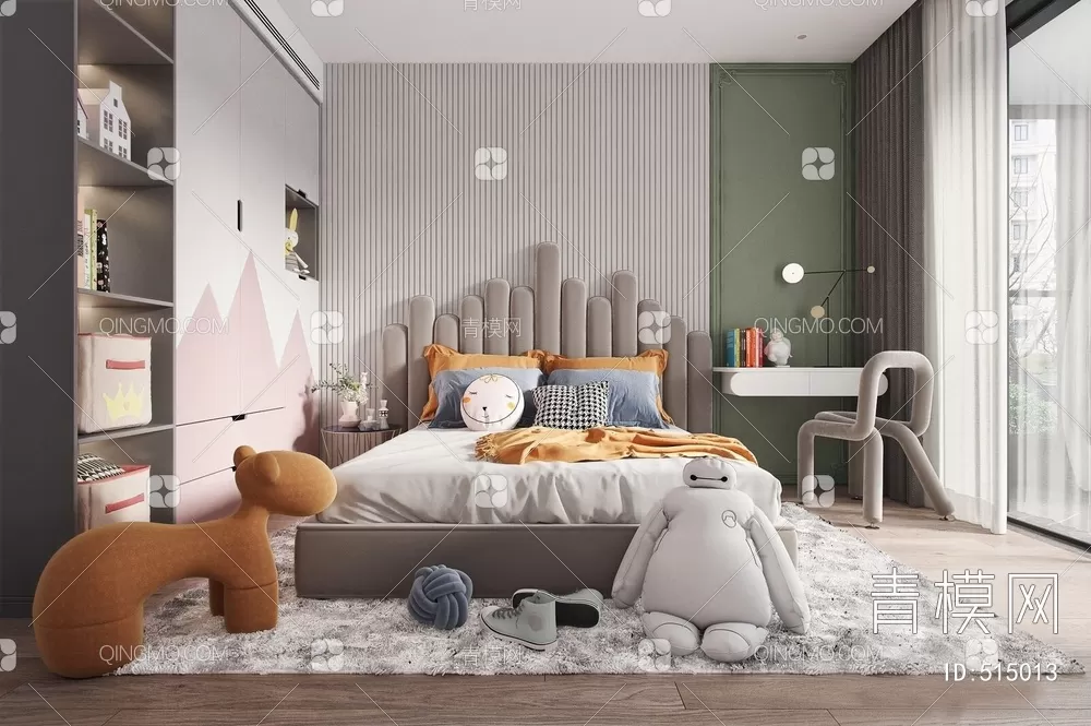 BED FOR KID – 3D MODELS – 280 – PRO