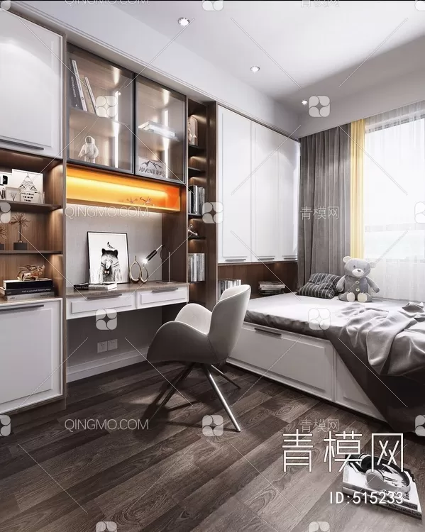 BED FOR KID – 3D MODELS – 282 – PRO