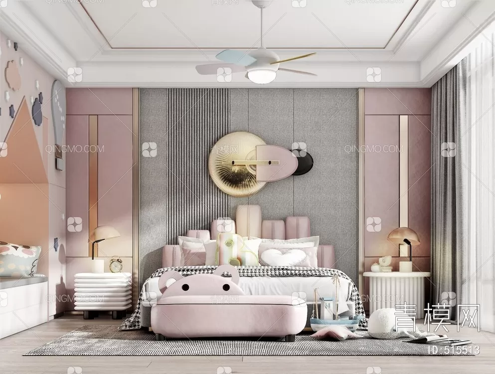 BED FOR KID – 3D MODELS – 286 – PRO