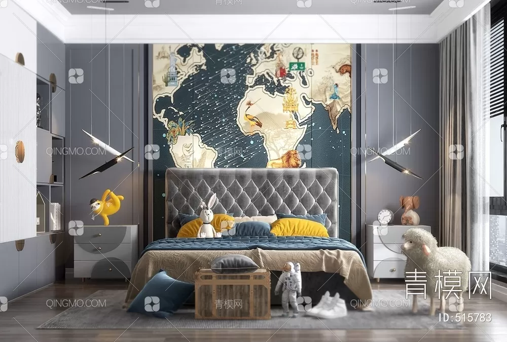 BED FOR KID – 3D MODELS – 288 – PRO