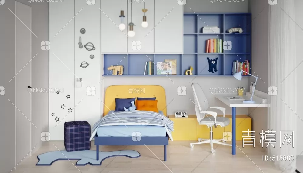 BED FOR KID – 3D MODELS – 289 – PRO