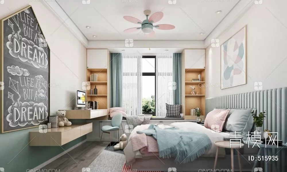 BED FOR KID – 3D MODELS – 290 – PRO