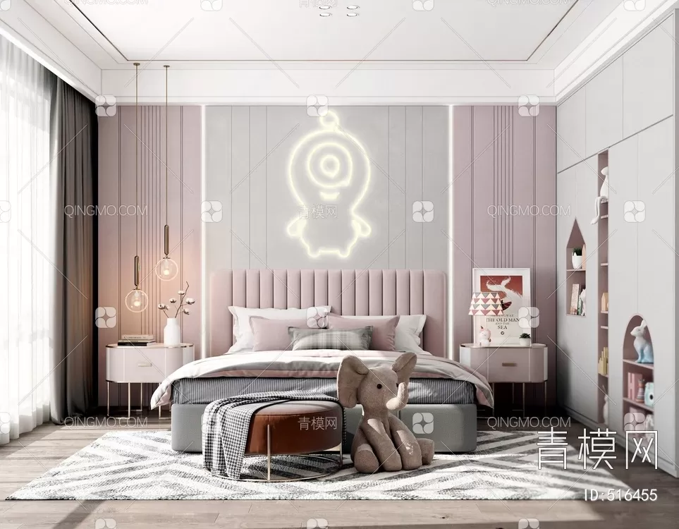 BED FOR KID – 3D MODELS – 294 – PRO