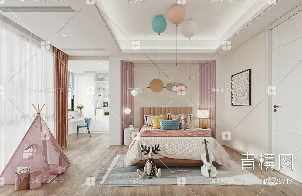 BED FOR KID – 3D MODELS – 299 – PRO