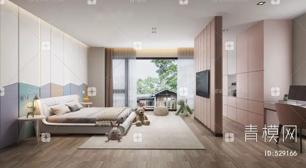 BED FOR KID – 3D MODELS – 300 – PRO