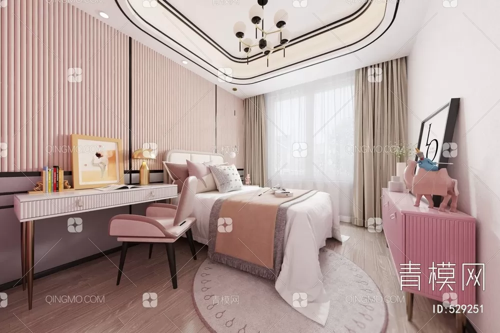 BED FOR KID – 3D MODELS – 301 – PRO