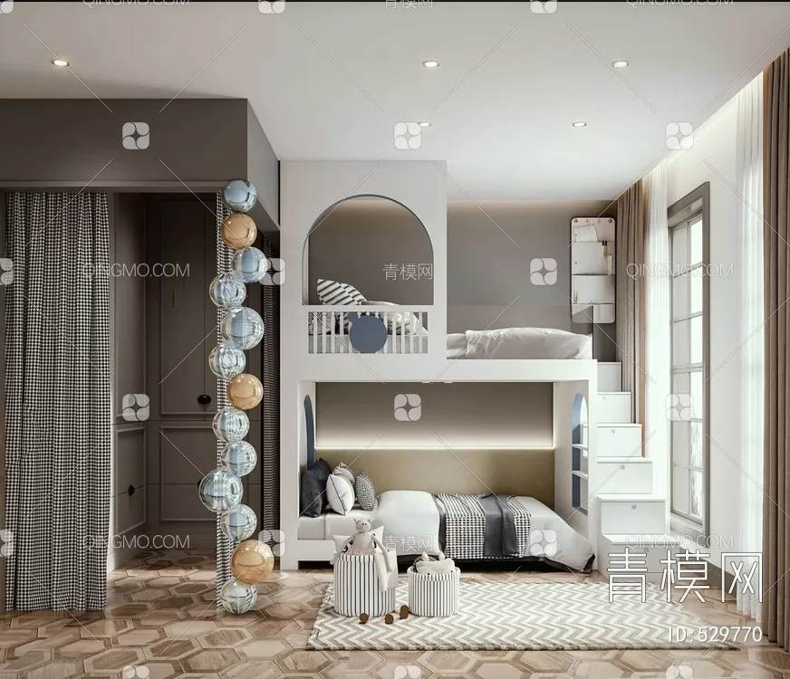 BED FOR KID – 3D MODELS – 302 – PRO