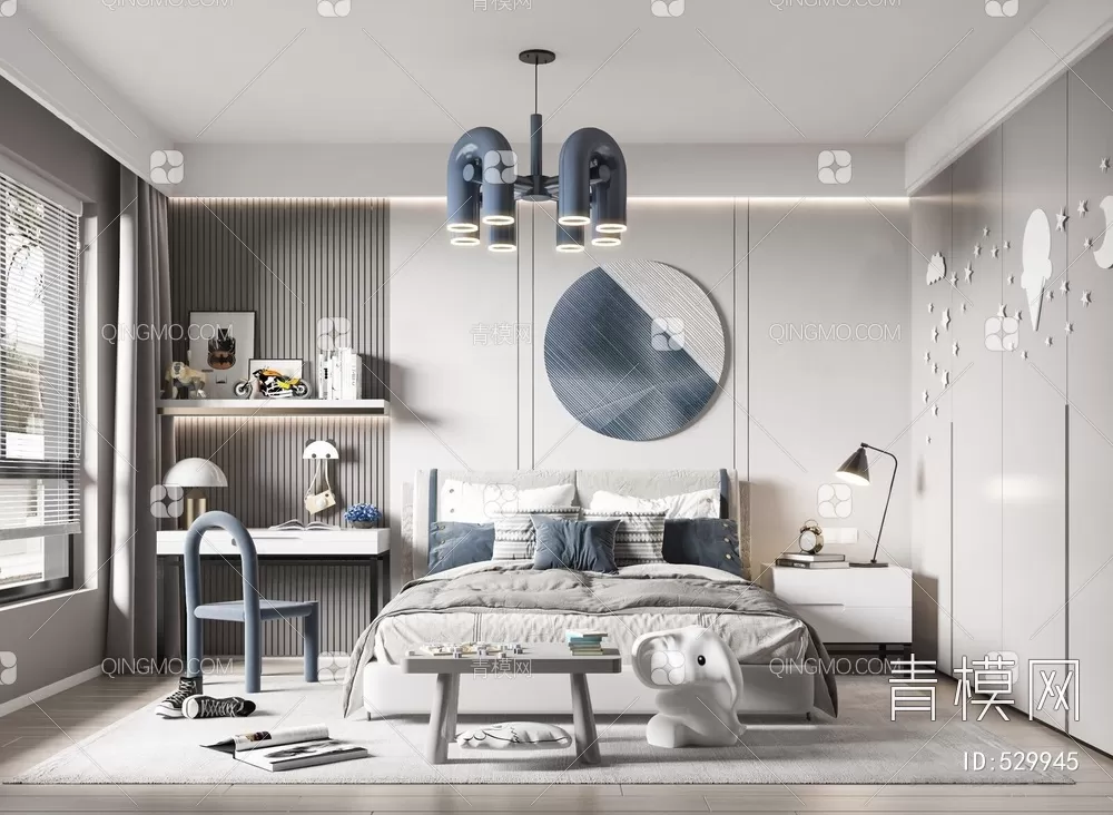 BED FOR KID – 3D MODELS – 304 – PRO