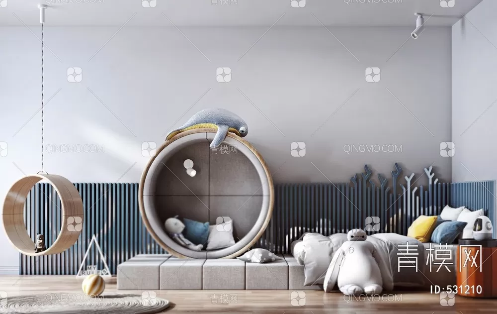 BED FOR KID – 3D MODELS – 306 – PRO