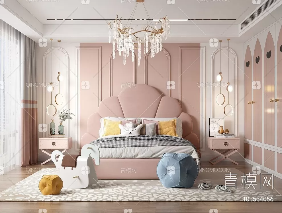 BED FOR KID – 3D MODELS – 310 – PRO