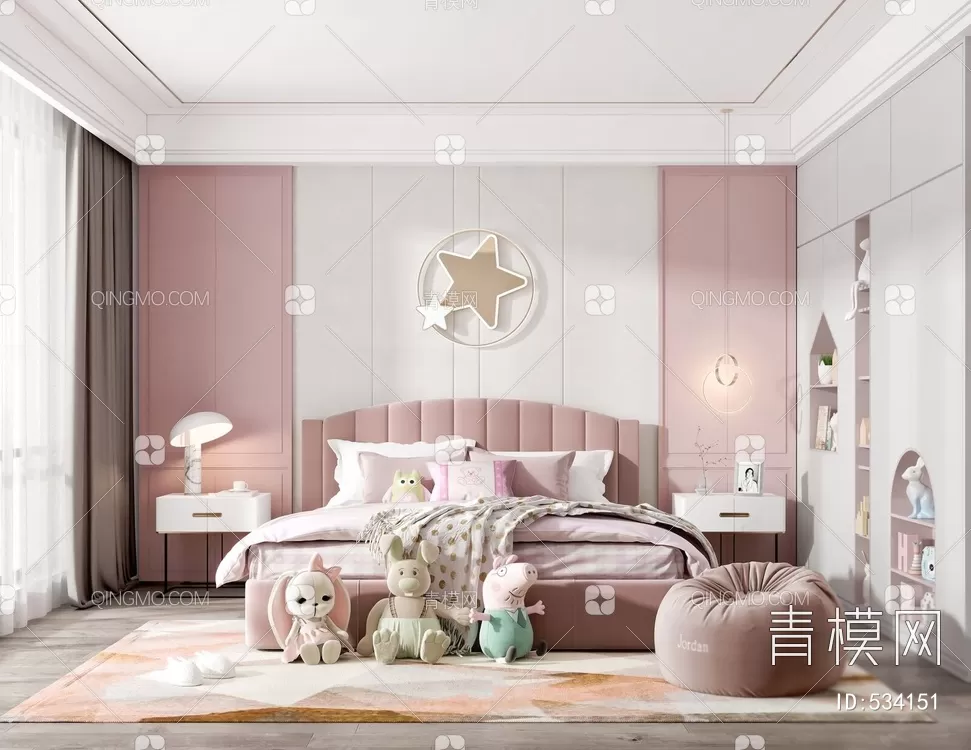 BED FOR KID – 3D MODELS – 311 – PRO