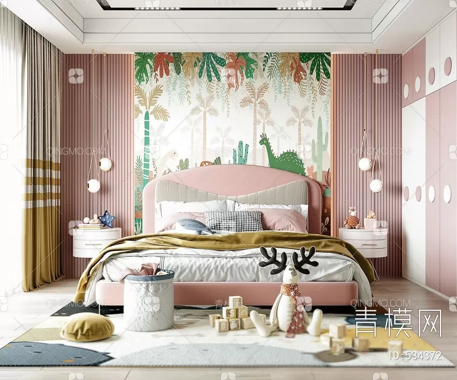 BED FOR KID – 3D MODELS – 312 – PRO