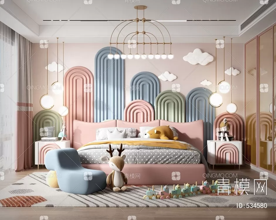 BED FOR KID – 3D MODELS – 313 – PRO